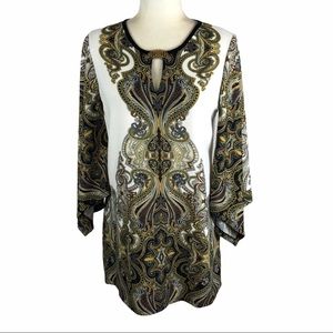 Melissa Paige Filigree Tunic Sweater dress, NWT